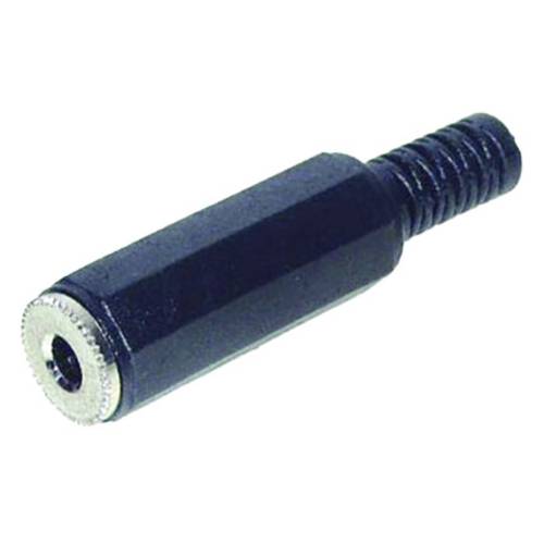 Thumbnail - TRU COMPONENTS 1559797 Klinken-Steckverbinder 3.5 mm Kupplung, gerade Polzahl: 3 Stereo Schwarz 1 St.
