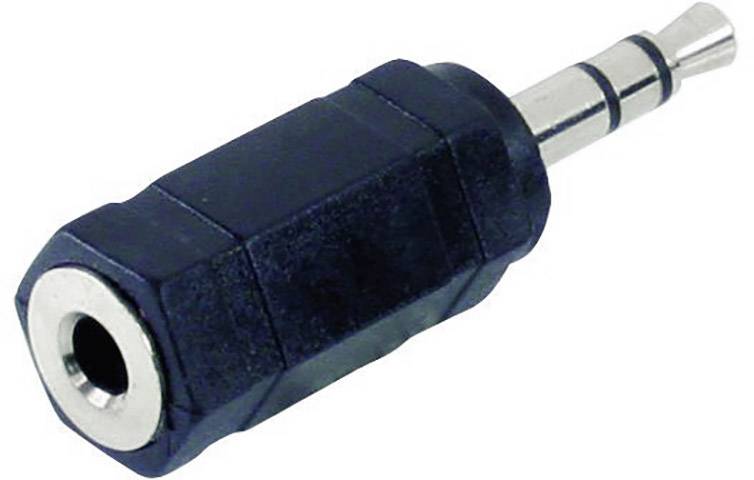 TRU COMPONENTS Klinken-Adapter Klinkenstecker 3.5 mm - Klinkenbuchse 3.5 mm Mono Polzahl:2