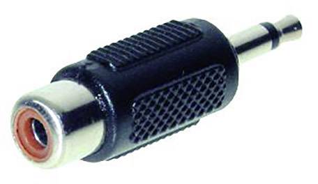TRU COMPONENTS Klinken-Adapter Klinkenstecker 3.5 mm - Cinch-Buchse Mono Polzahl:2