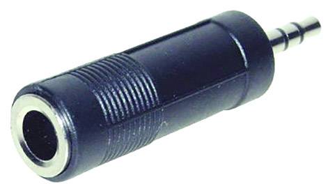 TRU COMPONENTS Klinken-Adapter Klinkenstecker 3.5 mm - Klinkenbuchse 6.35 mm Stereo Polzahl:3