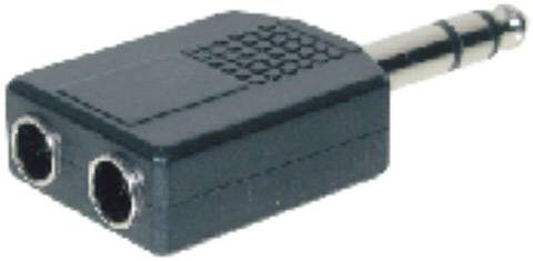 TRU COMPONENTS Klinken-Adapter Klinkenstecker 6.35 mm - Klinkenbuchse 6.35 mm Stereo Polzahl:3