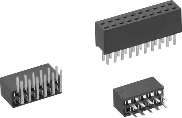 TRU COMPONENTS Buchsenleiste (Standard) Anzahl Reihen: 2 Polzahl je Reihe: 10 TC-1210-020-1-2-00 1 St.
