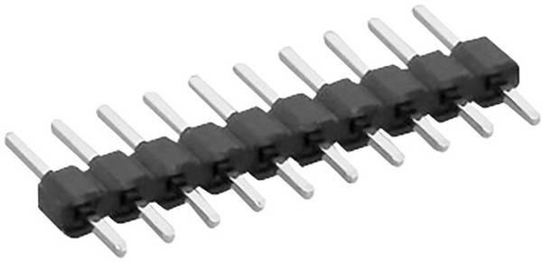 TRU COMPONENTS Stiftleiste (Standard) Anzahl Reihen: 1 Polzahl je Reihe: 40 TC-0628-100-040-00 1 St.