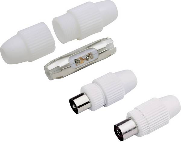 BKL Electronic 0403511 Koax-Steckverbinder-Set Anschlüsse: Koax-Stecker IEC, Koax-Buchse IEC 1 Set