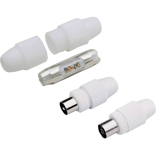 BKL Electronic 0403511 Koax-Steckverbinder-Set Anschlüsse: Koax-Stecker IEC, Koax-Buchse IEC 1 Set