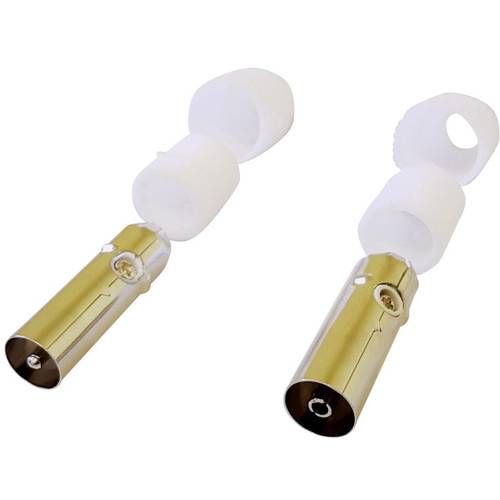 BKL Electronic 0403510 Koax-Steckverbinder-Set Anschlüsse: Koax-Stecker IEC, Koax-Buchse IEC Kabel-Durchmesser: 9.50 mm ...