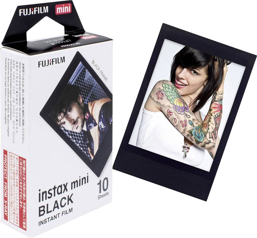 Fujifilm Instax Mini Black Frame Sofortbild-Film Mehrfarbig-1