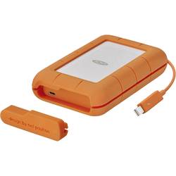 Externí HDD 6,35 cm (2,5") LaCie Rugged Thunderbolt, 4 TB, USB-C™, Thunderbolt, stříbrná, oranžová