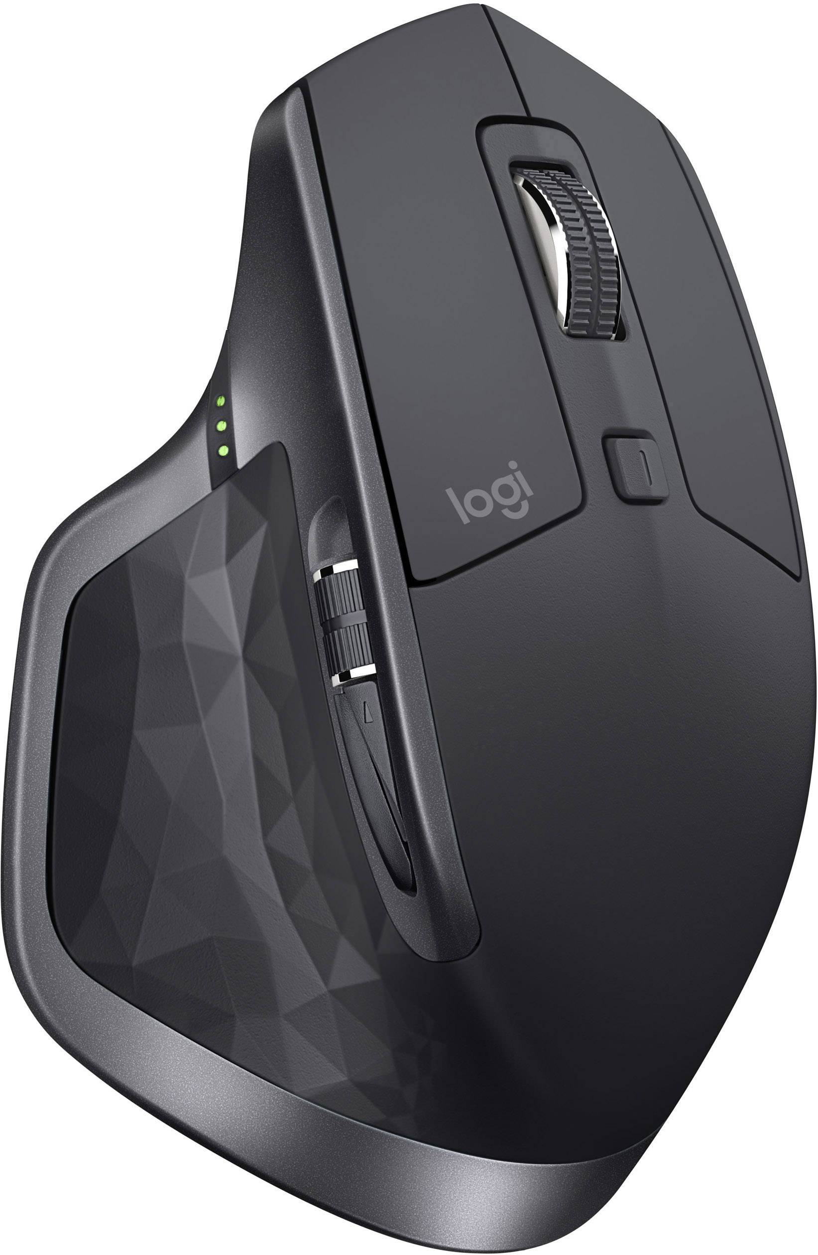 Logitech MX Master 2S - Maus - Laser - 7 Tasten - kabellos - Bluetooth, 2.4 GHz - kabelloser Empfänger (USB)-2