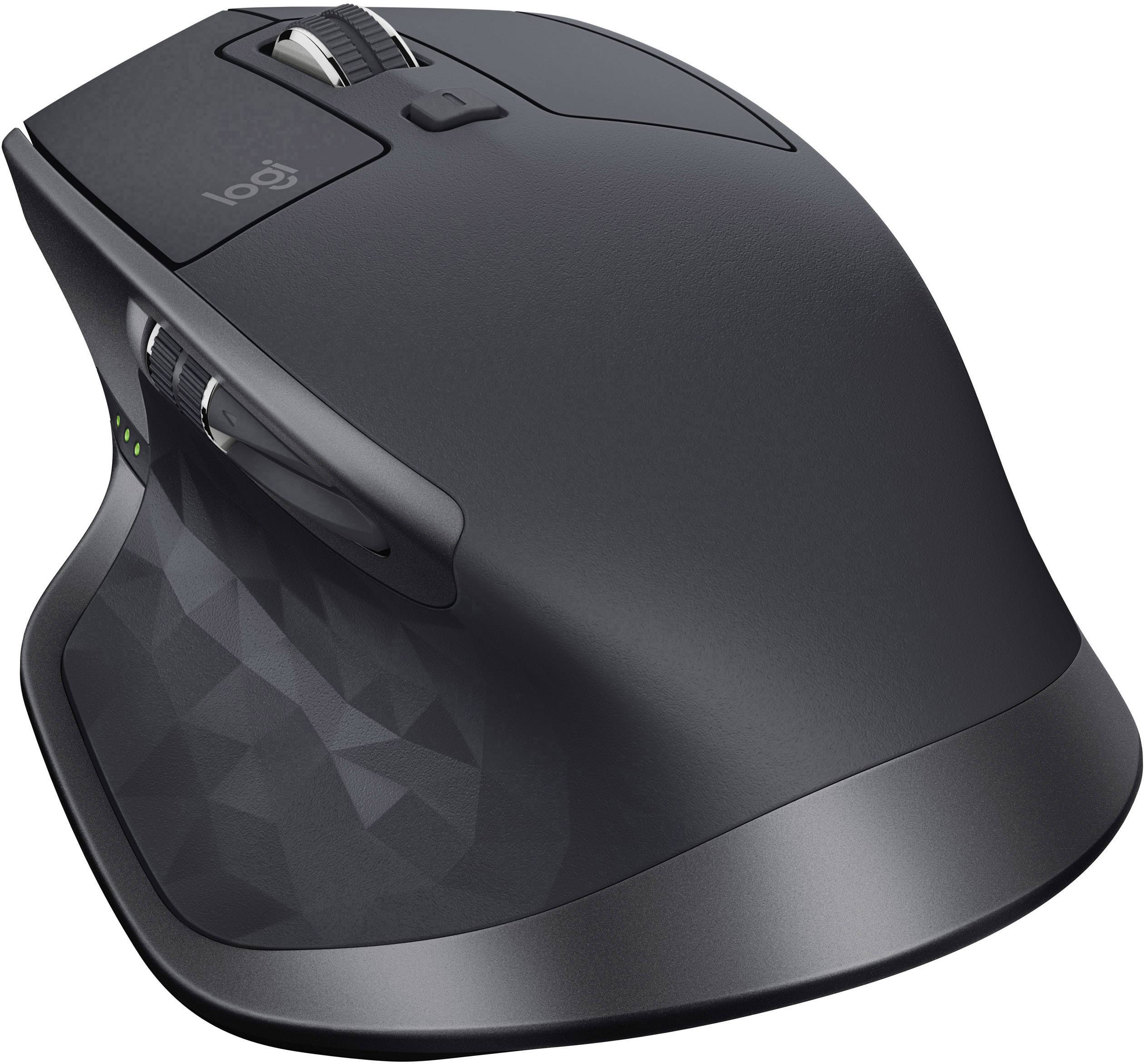 Logitech MX Master 2S - Maus - Laser - 7 Tasten - kabellos - Bluetooth, 2.4 GHz - kabelloser Empfänger (USB)-3