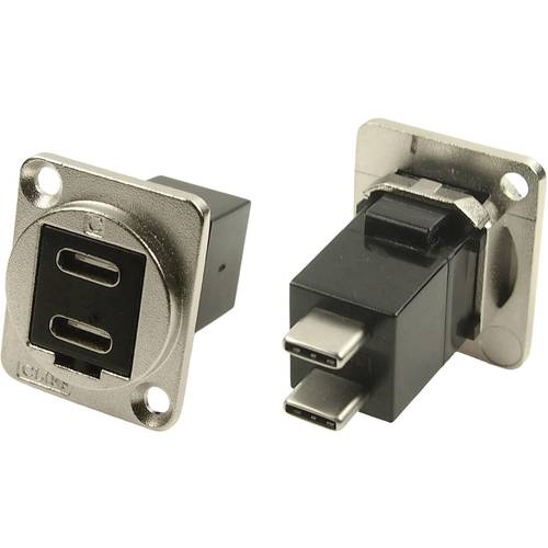 Thumbnail - XLR Adapter USB-C™ Buchse auf USB-C™ Stecker Adapter, Einbau CP30212M Cliff Inhalt: 1 St.