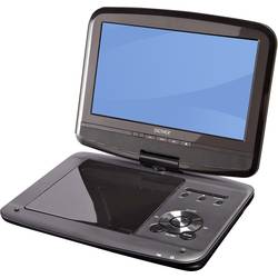 Přenosná TV s DVD přehrávačem 22.86 cm 9 " Denver MT-980T2H s integrovaným DVD přehrávačem černá