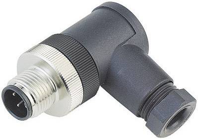 BINDER Sensor-/Aktor-Steckverbinder M12, Schraubverschluss, gewinkelt Pole: 5 99-0537-24-05 Binder I