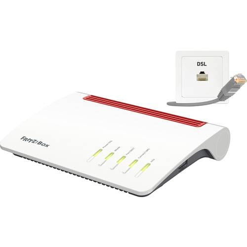 AVM FRITZ!Box 7590 WLAN Router mit Modem Refurbished (sehr gut) Integriertes Modem: VDSL, ADSL 2.4 GHz, 5 GHz 2533 MBit/...