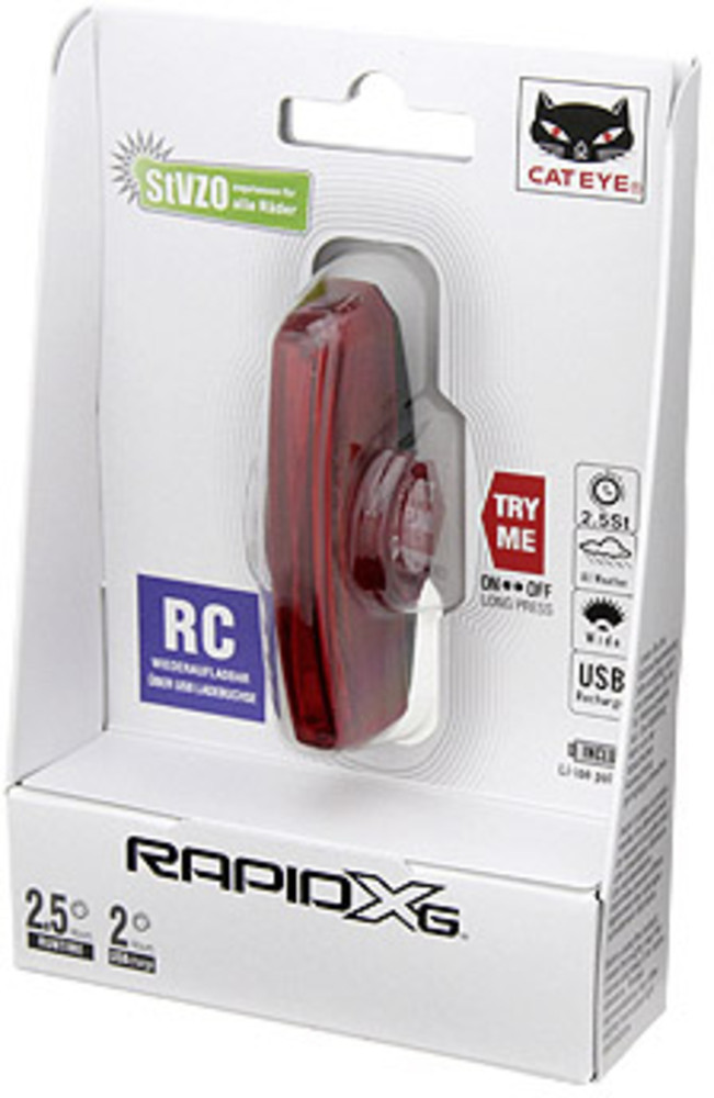Cateye FahrradRücklicht Rapid XG TLLD 700G LED