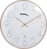 Techno Line WT 8235 gold optik Funk Wanduhr 35 cm x 350 mm x 350 mm x 25 mm Roségold