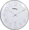 Techno Line WT 8235 chrom-optik Funk Wanduhr 35 cm x 350 mm x 350 mm x 25 mm x 25 mm Chrom Verbindung zum Internet