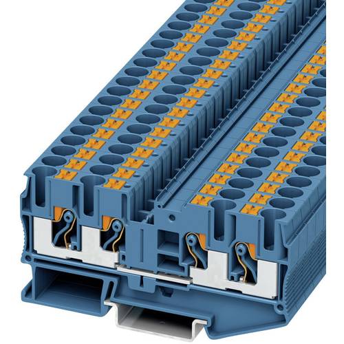 Thumbnail - Phoenix Contact 3212947 Durchgangsklemme 8.2 mm Zugfeder Blau 50 St.