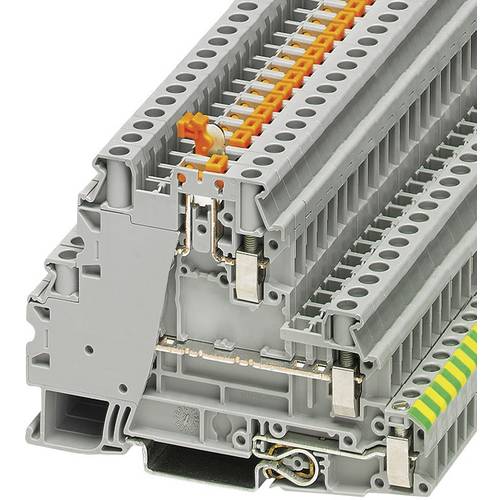 Phoenix Contact 3214364 Dreistock-Schutzleiterklemme 6.2 mm Schrauben Grau 50 St.