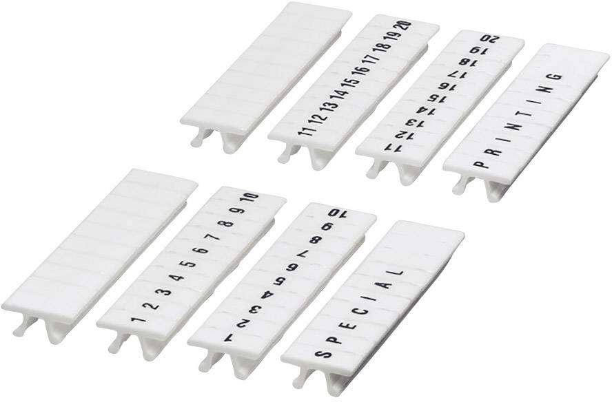 Phoenix Contact 0801404:0011 Terminal Identifier White 10 pcs