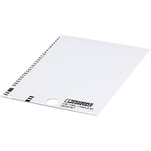 Phoenix Contact 830767 Beschriftung Weiß 10 St.