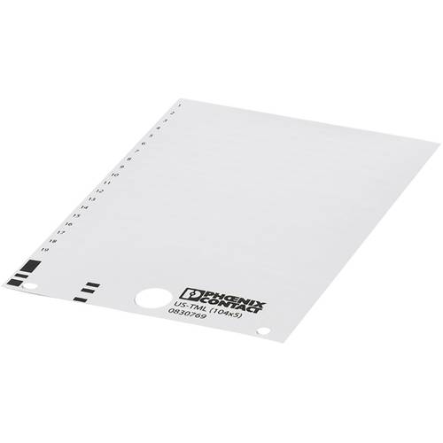 Phoenix Contact 830769 Beschriftung Weiß 10 St.