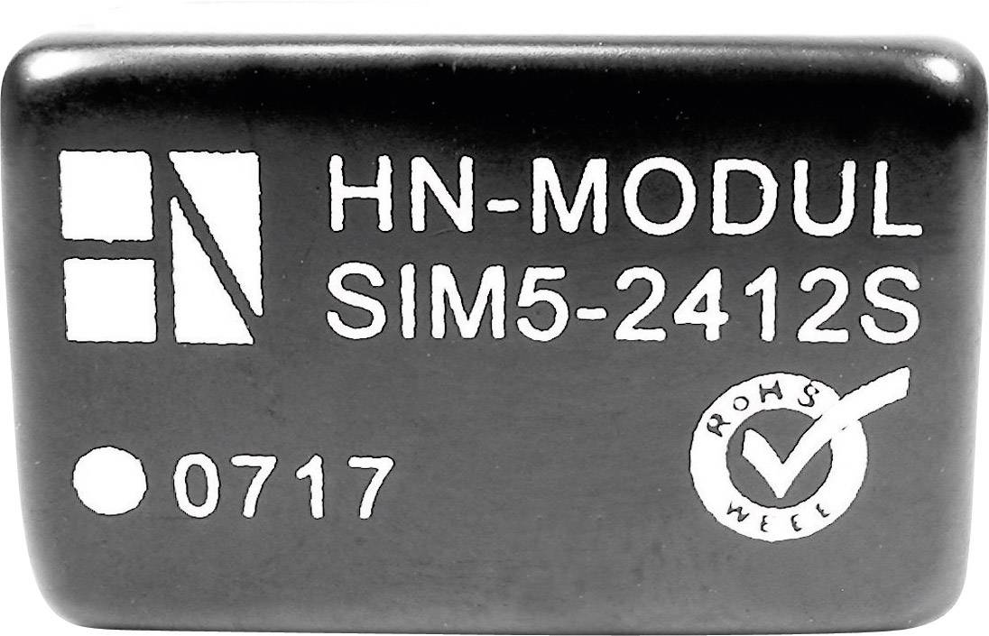 HN POWER DC/DC-Wandler 3 W SIM5 SIM5-2412S In 24 V Out 12 V 250 mA 3 W (SIM5-2412S)