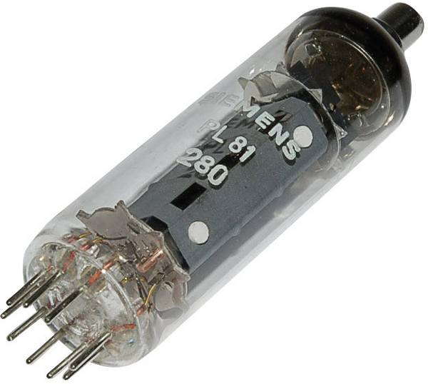 Siemens PL 81 = 21 A 6 Elektronenröhre Pentode 170 V 45 mA Polzahl: 9 Sockel: Noval Inhalt 1 St.