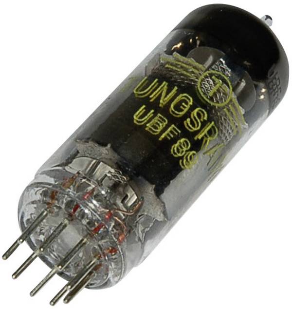 BTB Vertrieb UBF 89 Elektronenröhre Doppeldiode-Pentode 200 V 11 mA Polzahl: 9 Sockel: Noval Inhalt 1 St.