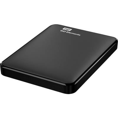 WD Elements 500 GB  Externe Festplatte 6.35 cm (2.5 Zoll) USB 3.2 Gen 1 (USB 3.0) Schwarz WDBUZG5000ABK-WESN