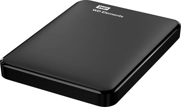 WD Elements 1 TB Externe Festplatte 6.35 cm (2.5 Zoll) USB-A (USB 3.2 Gen 1) Schwarz WDBUZG0010BBK-WESN