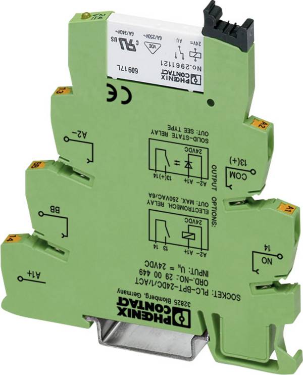 Phoenix Contact PLC-RSC- 24DC/ 1AU/SEN Interfacerelais 24 V/DC 50 mA 1 Schließer  10 St.