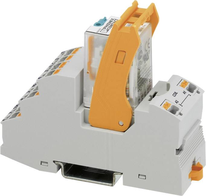 Phoenix Contact RIF-2-RPT-LDP-24DC/4X21 AU Relaisbaustein Nennspannung: 24 V/DC Schaltstrom (max.): 50 mA 4 Wechsler 10 ...