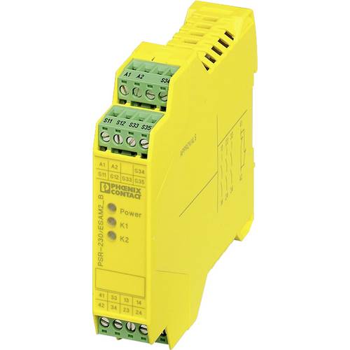 Thumbnail - Sicherheitsrelais PSR-SPP-230AC/ESAM2/3X1/1X2/B Phoenix Contact Betriebsspannung: 230 V/AC 3 Schließer, 1 Öffner (B x H ...