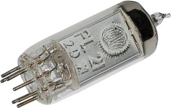 VALVO PL 21 = 2 D 21 Elektronenröhre Thyratron 650 V 500 mA Polzahl: 7 Sockel: B7G Inhalt 1 St.