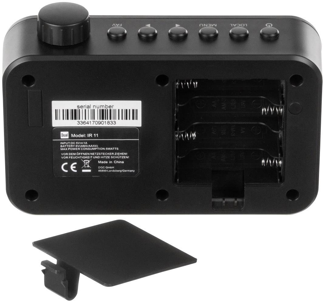 Dual IR 11 Internet Kofferradio Internet Internetradio Schwarz-4