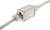 Ein Inline-Koppler für Cat 6A-Netzwerkkabel zeigt den Verbinder und die angeschlossenen Kabel.