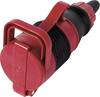 REV 0019221000 Schutzkontaktkupplung Polycarbonat, Gummi (Künstlich) 250 V Rot, Schwarz IP44
