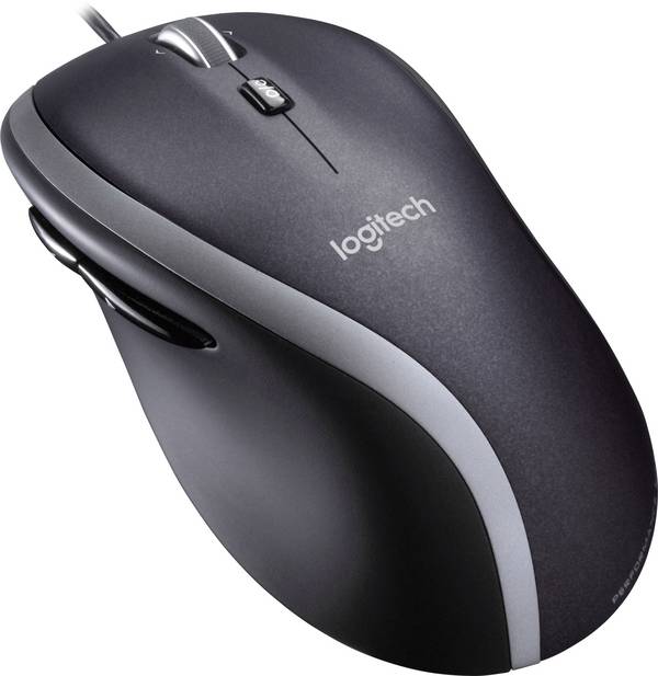 Logitech M500  Maus USB   Laser Schwarz 6 Tasten 1000 dpi Integriertes Scrollrad