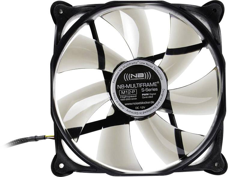 Noiseblocker Multiframe S-Series M12-P - 120mm PWM Gehäuse Gehäuselüfter-1