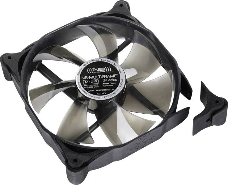 Noiseblocker Multiframe S-Series M12-P - 120mm PWM Gehäuse Gehäuselüfter-0