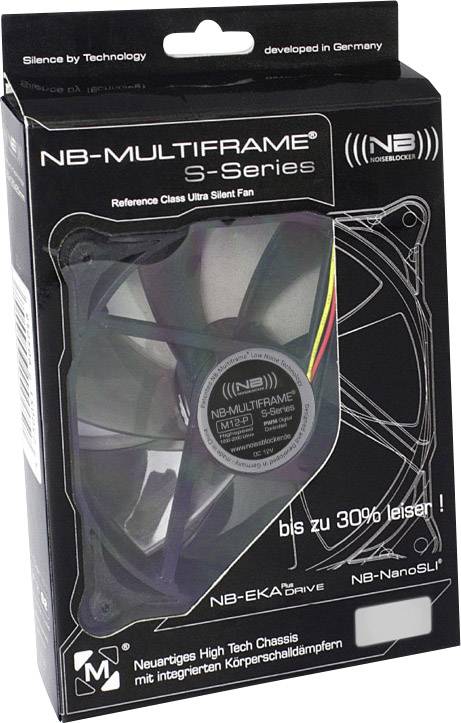 Noiseblocker Multiframe S-Series M12-P - 120mm PWM Gehäuse Gehäuselüfter-2