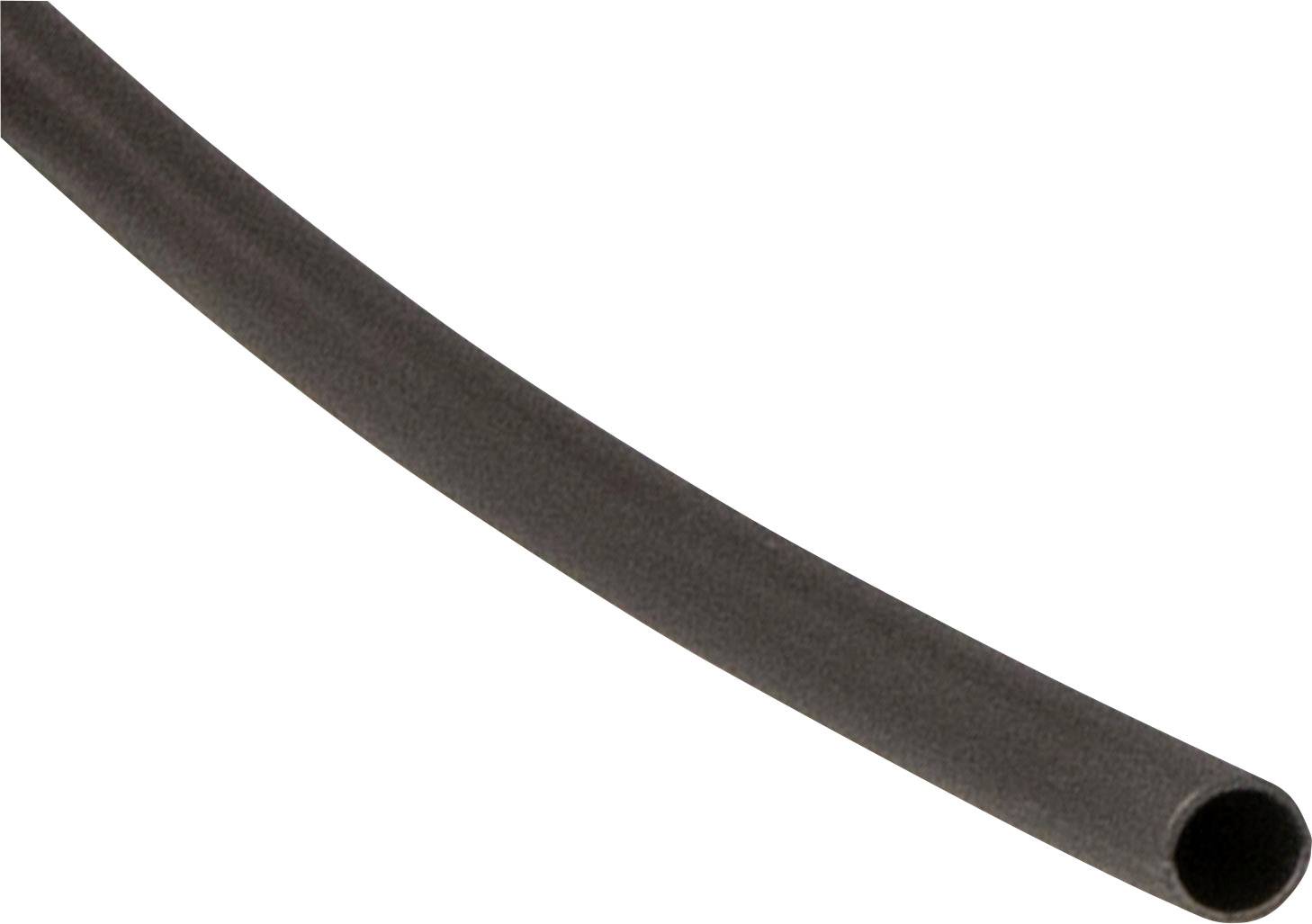 5m Akku PVC Schrumpfschlauch Meterware 32 /> 16mm ; Schwarz