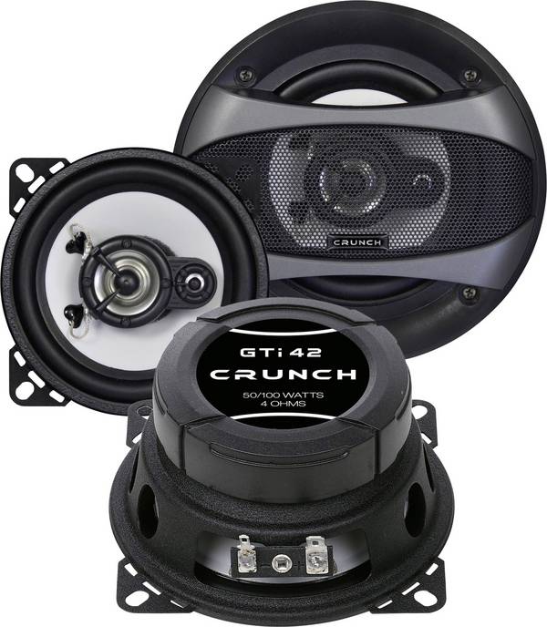 Crunch GTI-42 3-Wege Einbau-Lautsprecher 100 W Inhalt: 1 Paar