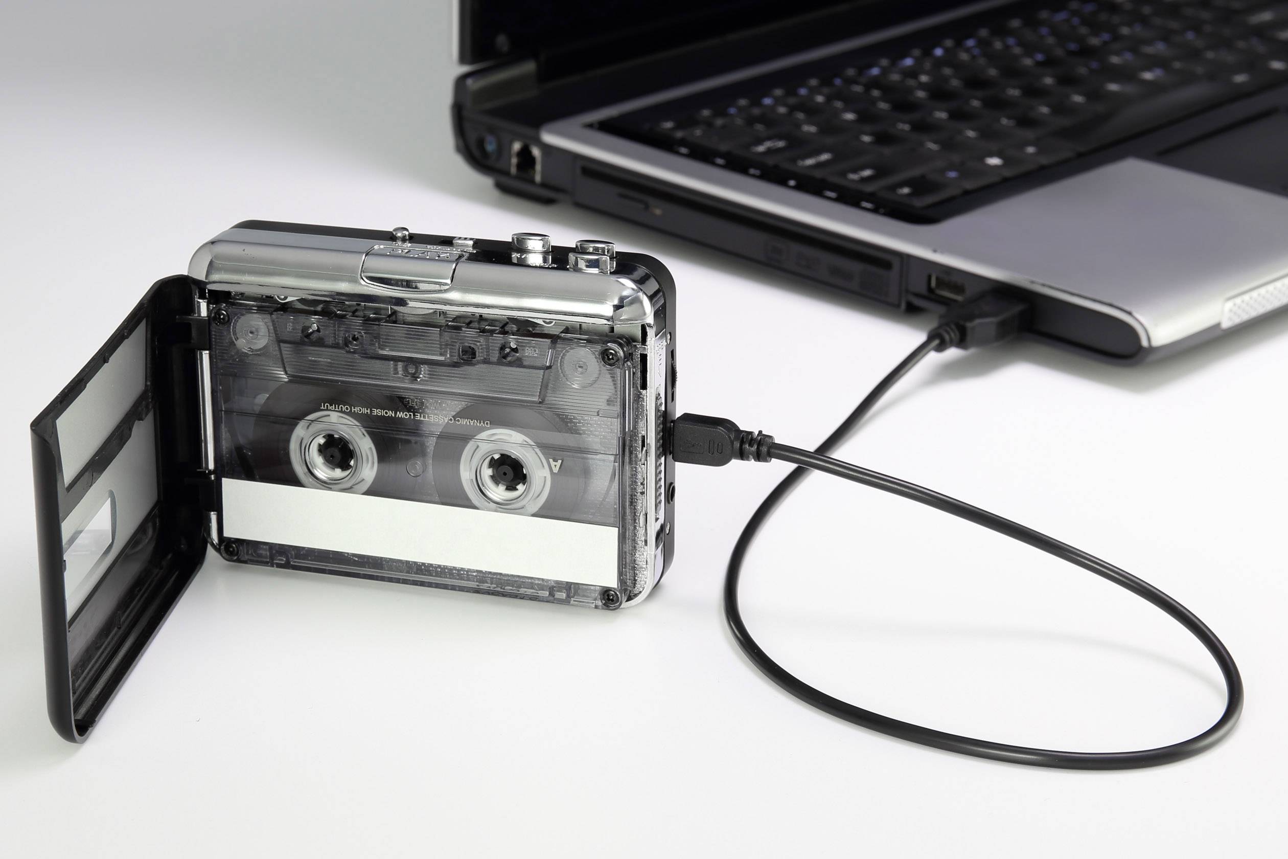Basetech BT-USB-TAPE-100 Kassetten Digitalisierer Inkl. Kopfhörer-1