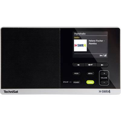 TechniSat DigitRadio 215 SWR 4 - Edition Kofferradio DAB+, UKW    Schwarz