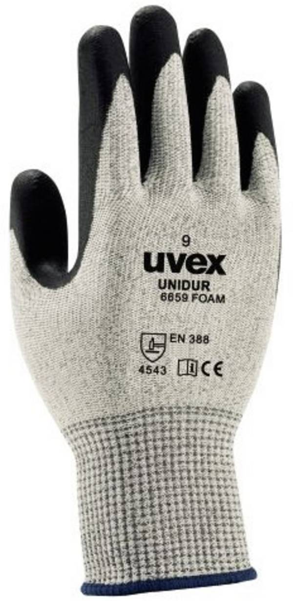 uvex 6093808 unidur 6659 foam Nitril Arbeitshandschuh Größe (Handschuhe): 8 EN 388 1 St.