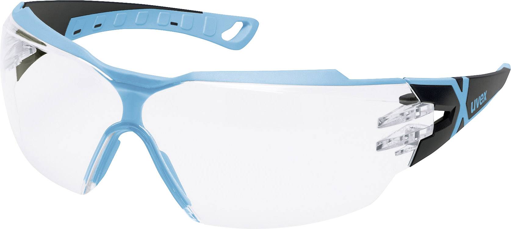 UVEX Schutzbrille pheos cx2 schwarz, hell-blau 9198256 (9198256)