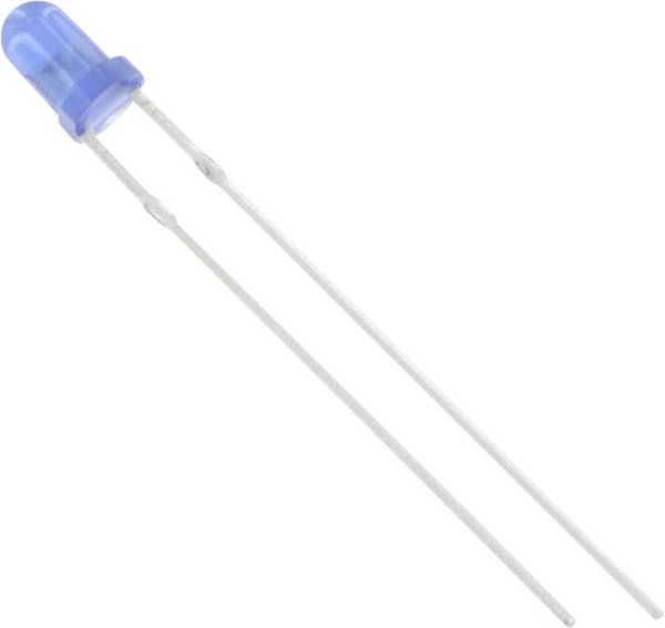 HuiYuan 3034B2D-EHD-A LED bedrahtet  Blau Rund 3 mm 500 mcd 60 ° 20 mA