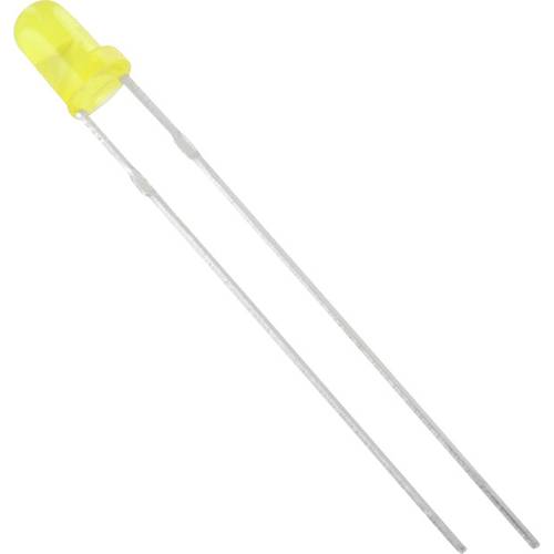 HuiYuan 3034Y1D-ESA-E LED bedrahtet Gelb Rund 3 mm 2500 mcd 60 ° 20 mA